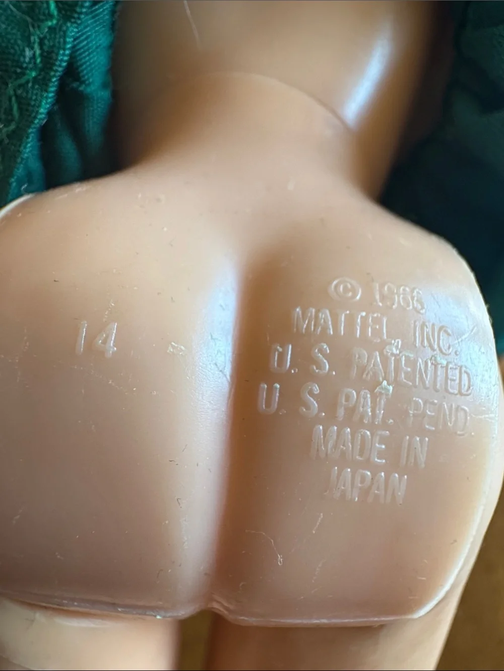 Vintage Twist n Turn Barbie 1966 stamp JAPAN hair cut
